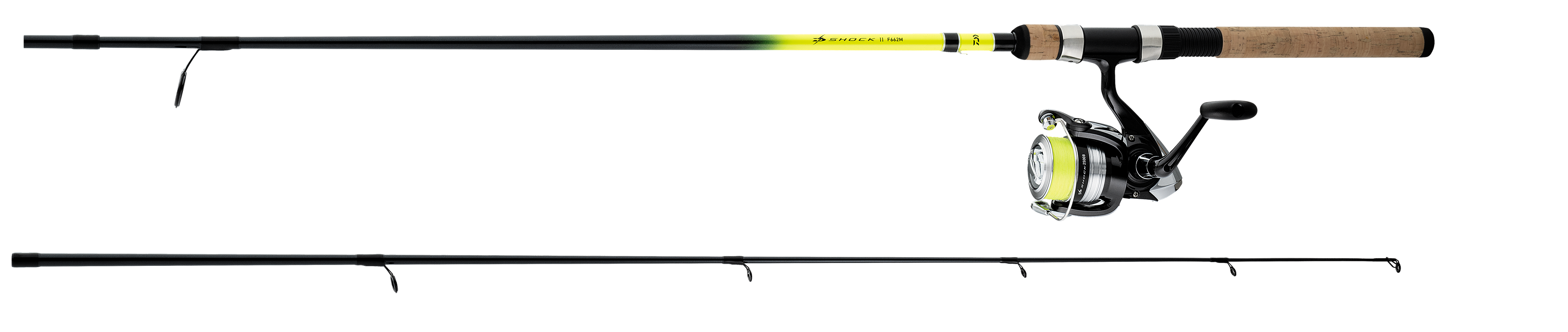 D-SHOCK II WiTH BRAIDED LINE SPINNING COMBOS