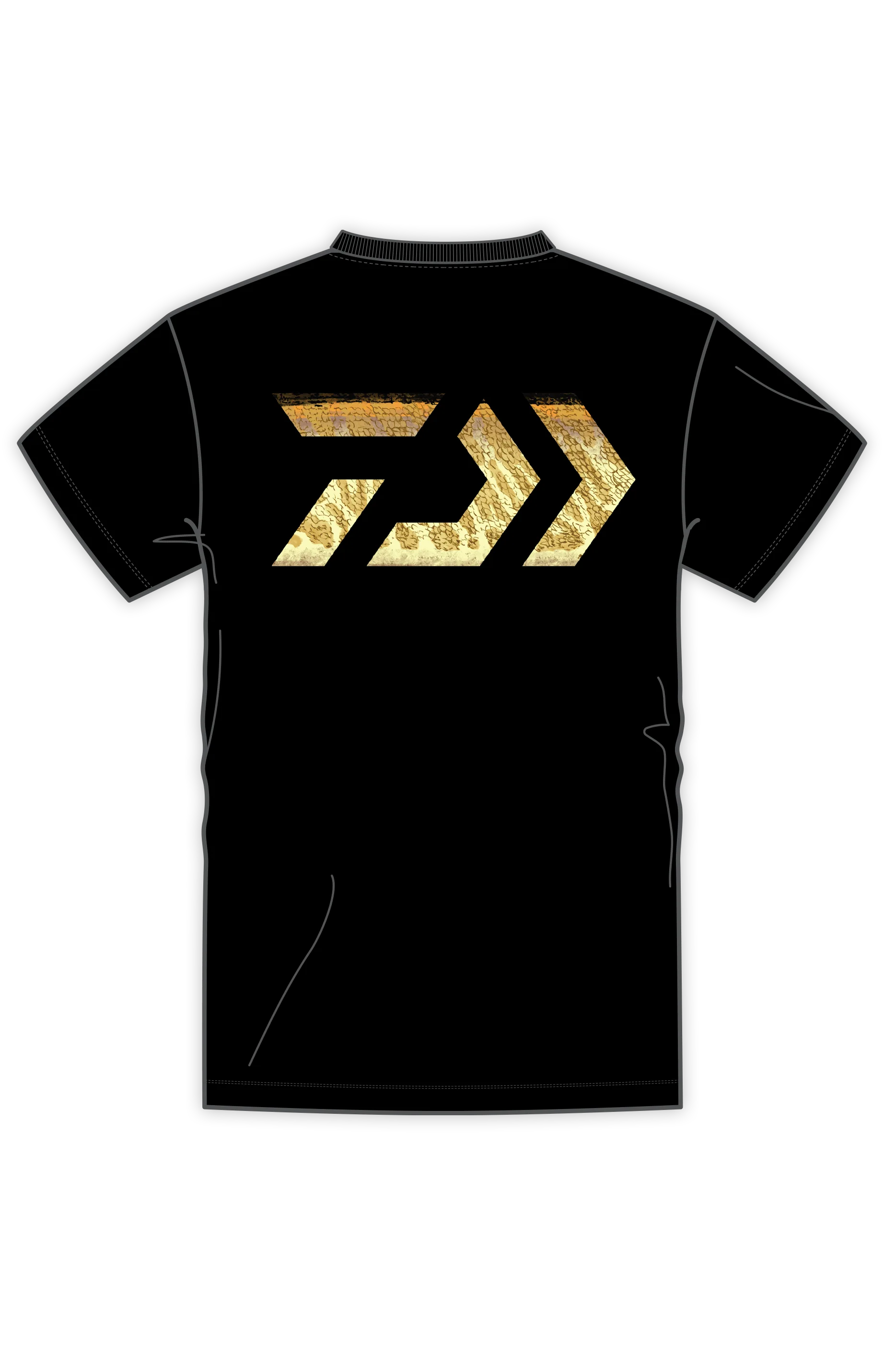 D-Vec Musky Pattern Logo T-Shirt
